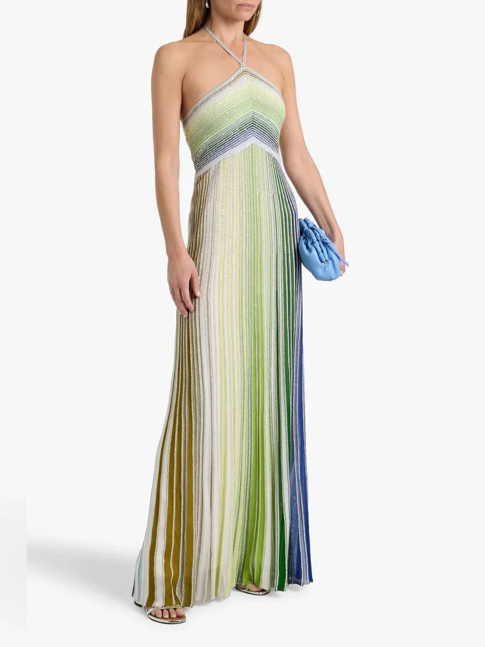 MISSONI GREEN SEQUIN HALTER DRESS ISO!!! - Picture 4 of 6